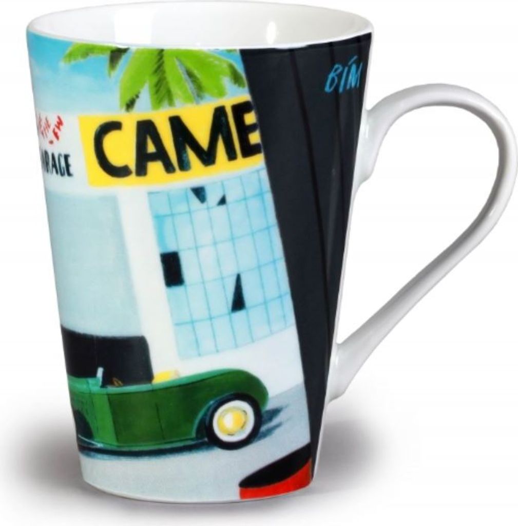 Thun 1794 Becher konisch, Garage, 405 ml, Tschechisches Porzellan, Thun