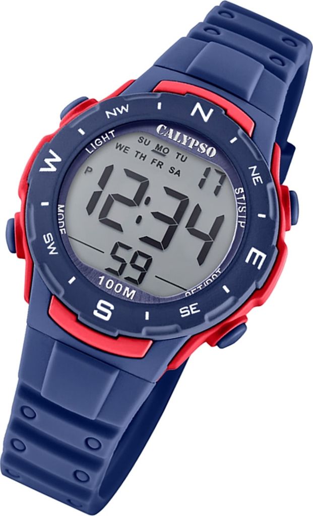 Calypso Uni Digital Uhr K5801/4 Kunststoff Armbanduhr Produktbild 