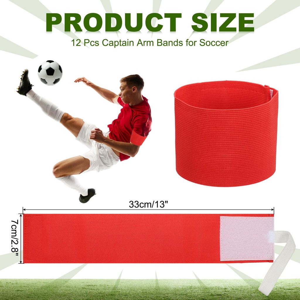 Fu?ball Kapit?nsbinde, 18 Stš¹ck Kapit?nsarmb?nder fš¹r Fussball Elastische Kapit?nsbinde Verstellbare Sport Kapit?nsarmb?nder fš¹r Jugendlic...