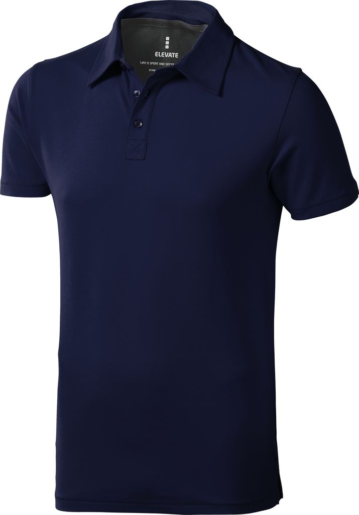 Elevate Herren Poloshirt Markham, kurzärmlig PF1819 (S) (Marineblau)