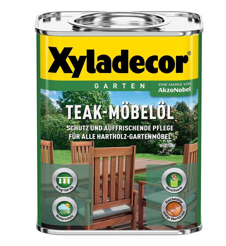 Xyladecor Teak-Möbelöl farblos Produktbild 