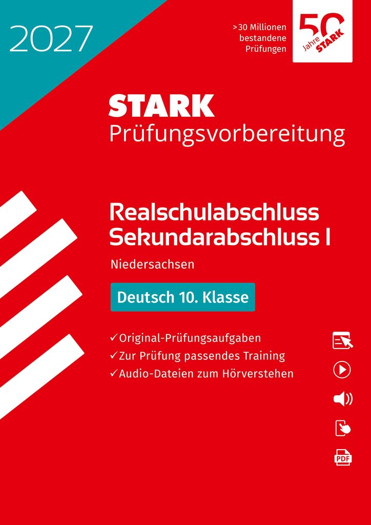 STARK Deutsch - Realschulabschluss 2027 Niedersachsen - Produktbild 