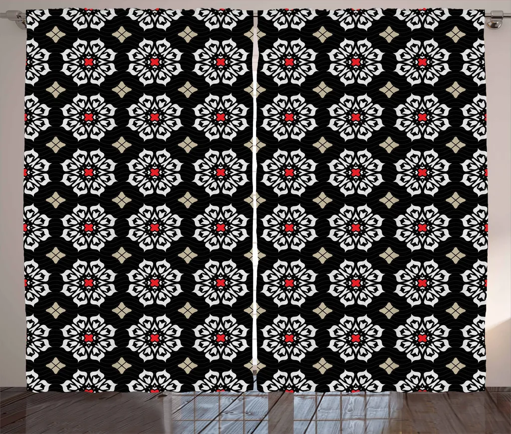 Tenda Orientale ABAKUHAUS Multicolore 280x175 cm con Decorazioni