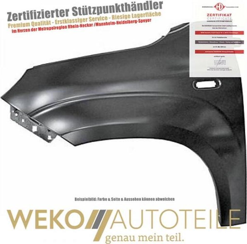 Kotflügel vorne links DIEDERICHS 3435007 passend für FIAT