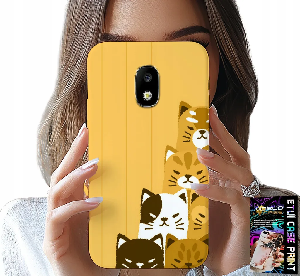OFFERTA Kit Samsung J5 2017 Cover Love Cat + Vetro - Prezzo Outlet