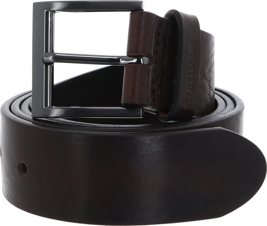 Cintura Strellson W80 Marrone Scuro - Pelle Bovina 40mm Uomo
