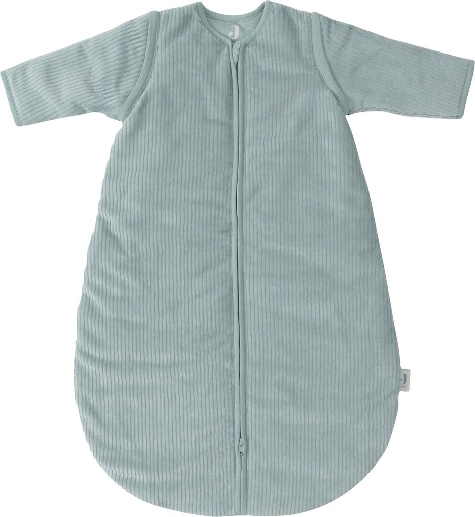 Jollein Schlafsack Zusatzschlafsack Rib Sea Green Rund 90 cm mit abnehmbaren Ärmeln 016-541-67105