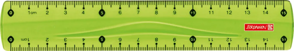 Règle Scolaire 15cm BRUNNEN Kiwi pour Géométrie et Dessin de Précision