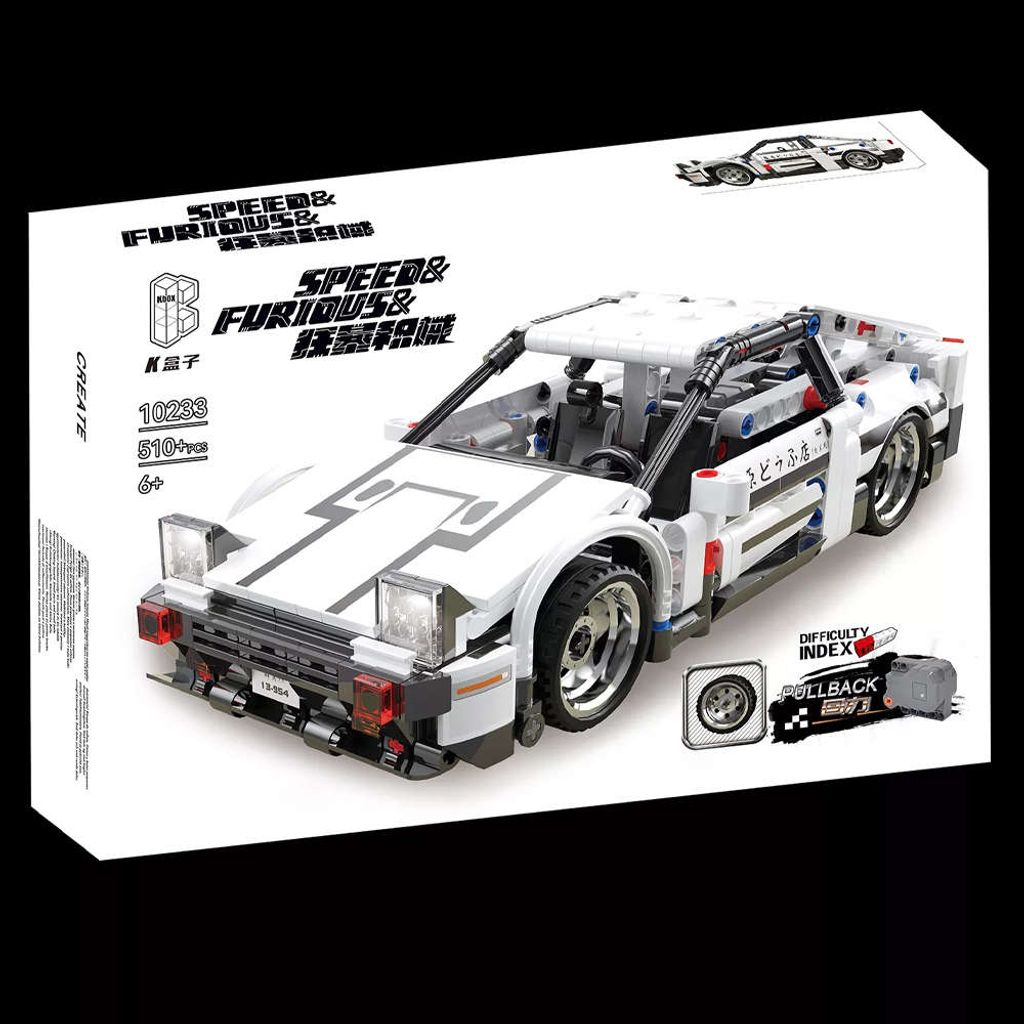 Legendární Toyota MR2 s kostkami K-box - 510 dílků, pohon Obrázek produktu 3