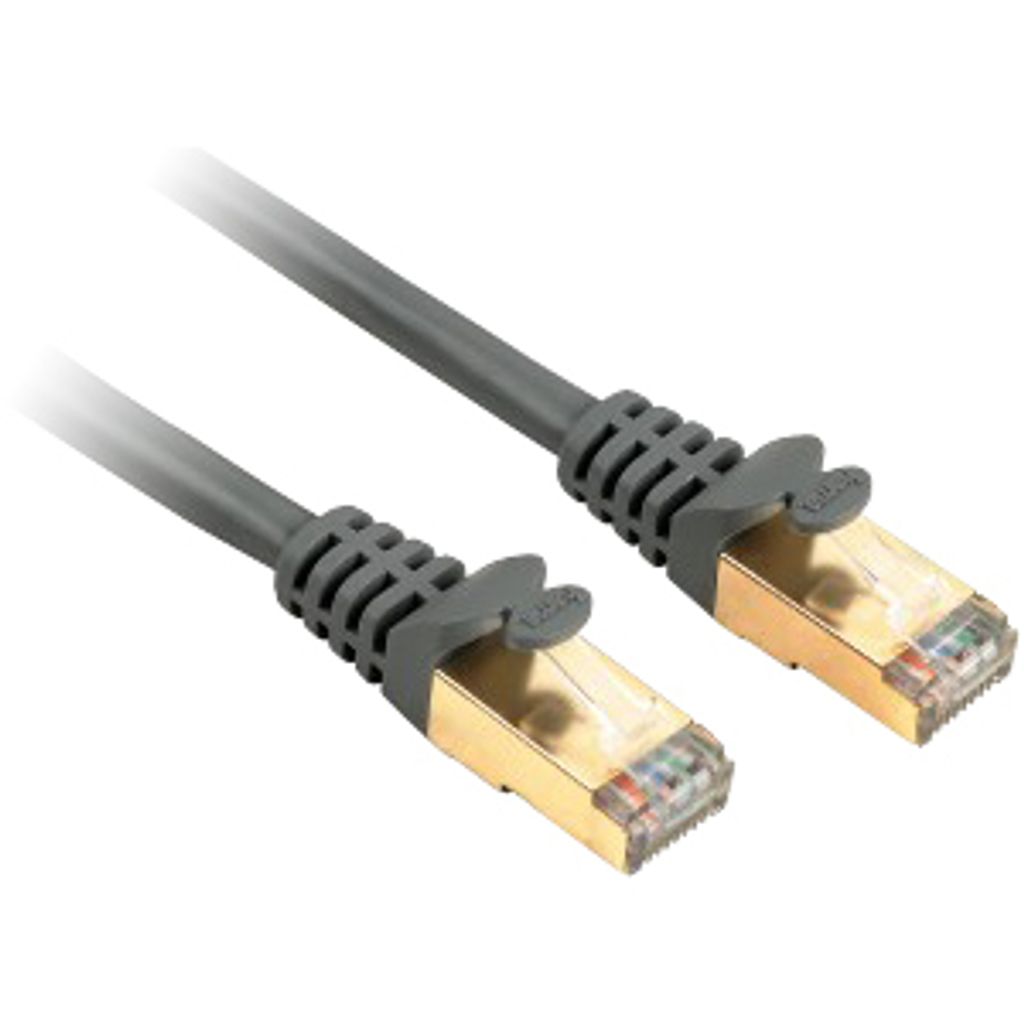 Hama CAT-5e-Netzwerkkabel STP vergoldet geschirmt grau 3,00 m