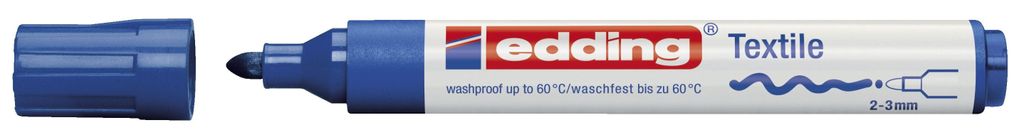 EDDING Marcatore tessile 4500 blu Immagine del prodotto 