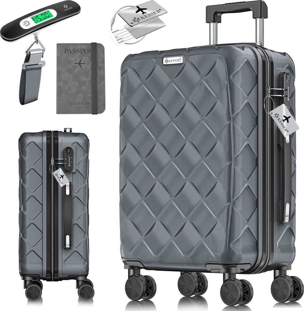 KESSER® Reisekoffer | Koffer ABS Hartschalenkoffer mit Produktbild 