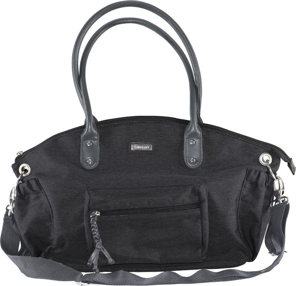 Wickeltasche "New York" : anthrazit/schwarz Farbe: anthrazit/schwarz