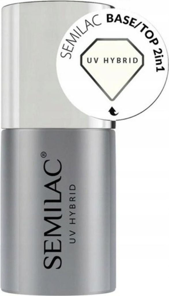 Semilac | Basis Und Top 2in1 - Transparent - 7 ml - Uv-hybrid-nagellack - Nagelpflege