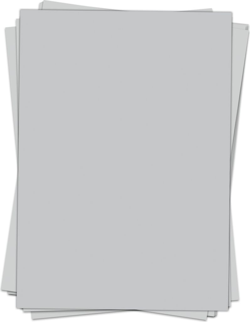 50 Blatt Briefpapier (A4) | Hell Grau | Motivpapier | edles Design Papier | beidseitig bedruckt | Bastelpapier | 90 g/m²