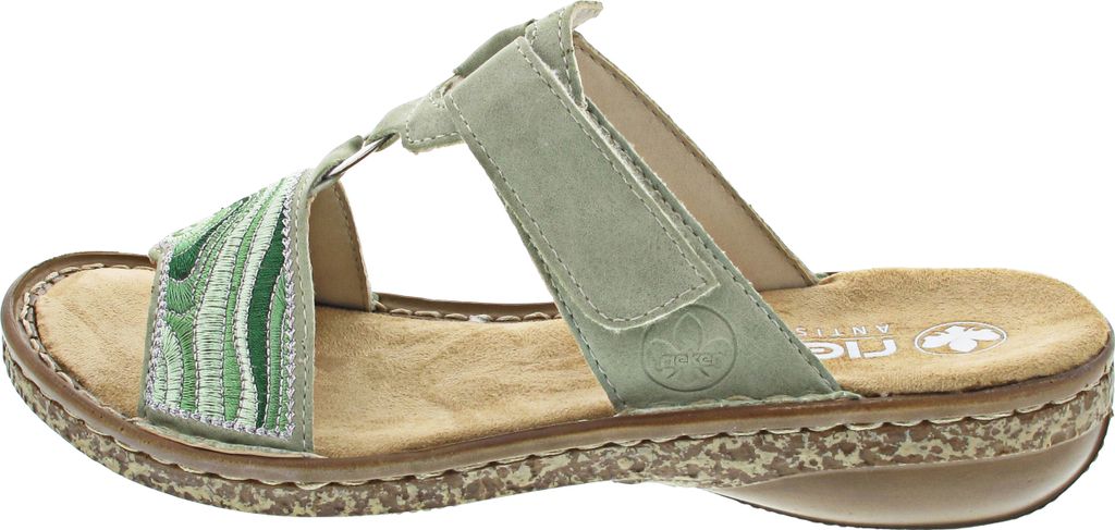 Rieker Pantolette Grün in Gr. 38
