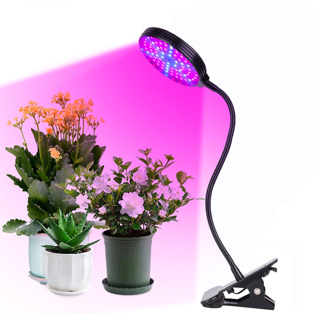 LED Pflanzenlampe Gewächshaus Pflanzenbeleuchtung Pflanzenleuchte 15W Grow Lampe 