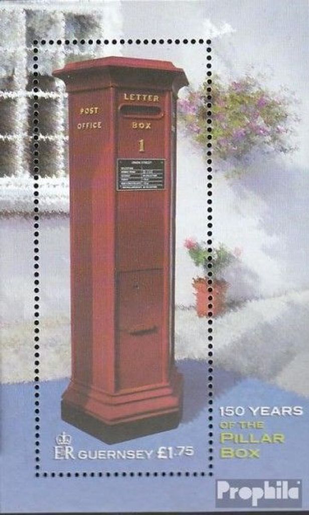 Briefmarken GB - Guernsey 2002 Mi Block30 (kompl.Ausg.) postfrisch Briefkasten