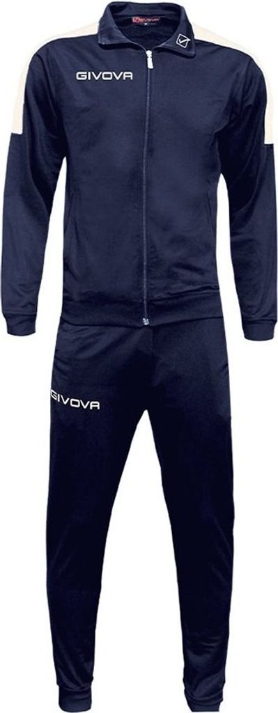 Givova Tuta Revolution Blau-Weiß Set 2xl