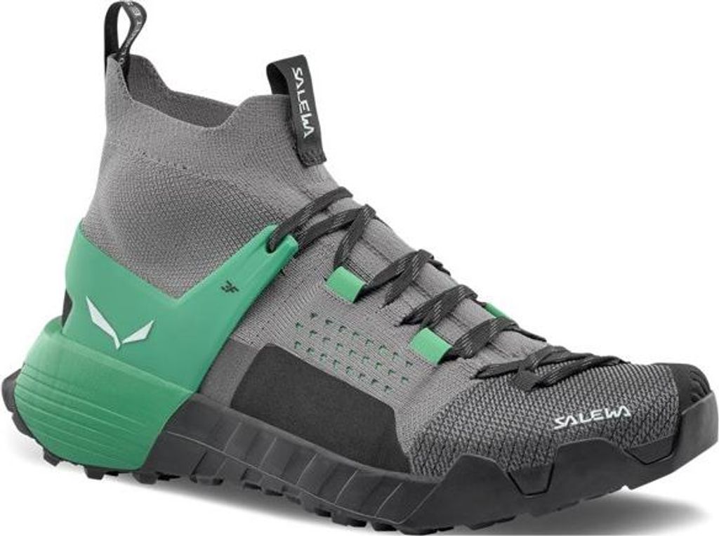 SALEWA WILDFIRE NXT KNIT W Damenstiefel, Aluminium/Irish Green Schuhgröße: 8
