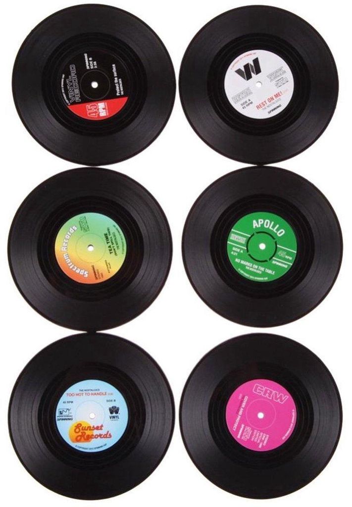 LP-Untersetzer – Vinyl-Schallplatten-Untersetzer – Produktbild 