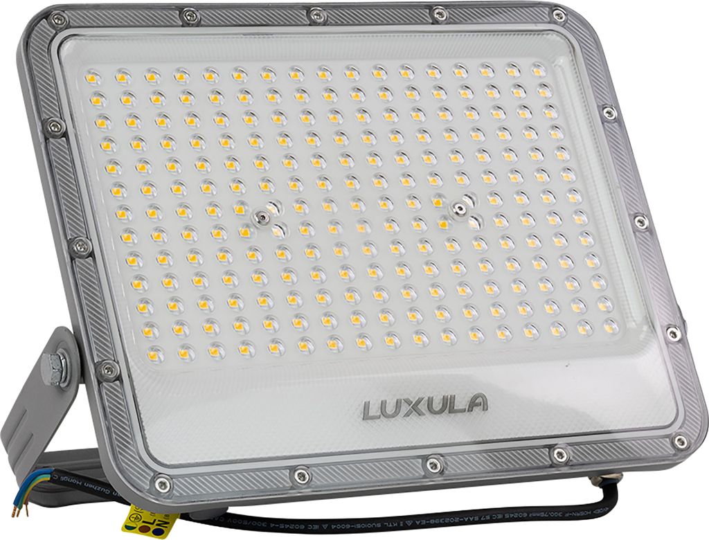LUXULA LED-Fluter, EEK: E, 150W, 18500lm, 4000K, IP65, grau