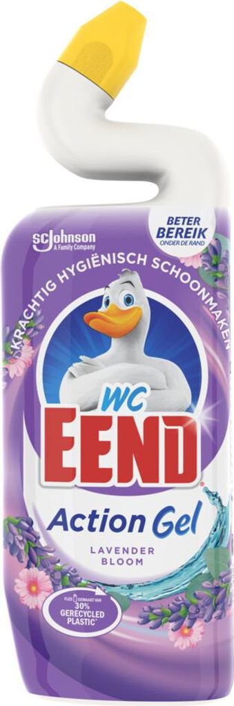 WC Ente - Aktionsgel Lavendelblüte - Toilettenreiniger - Frisch & Kraftvoll - 750 ml - 1 Stück