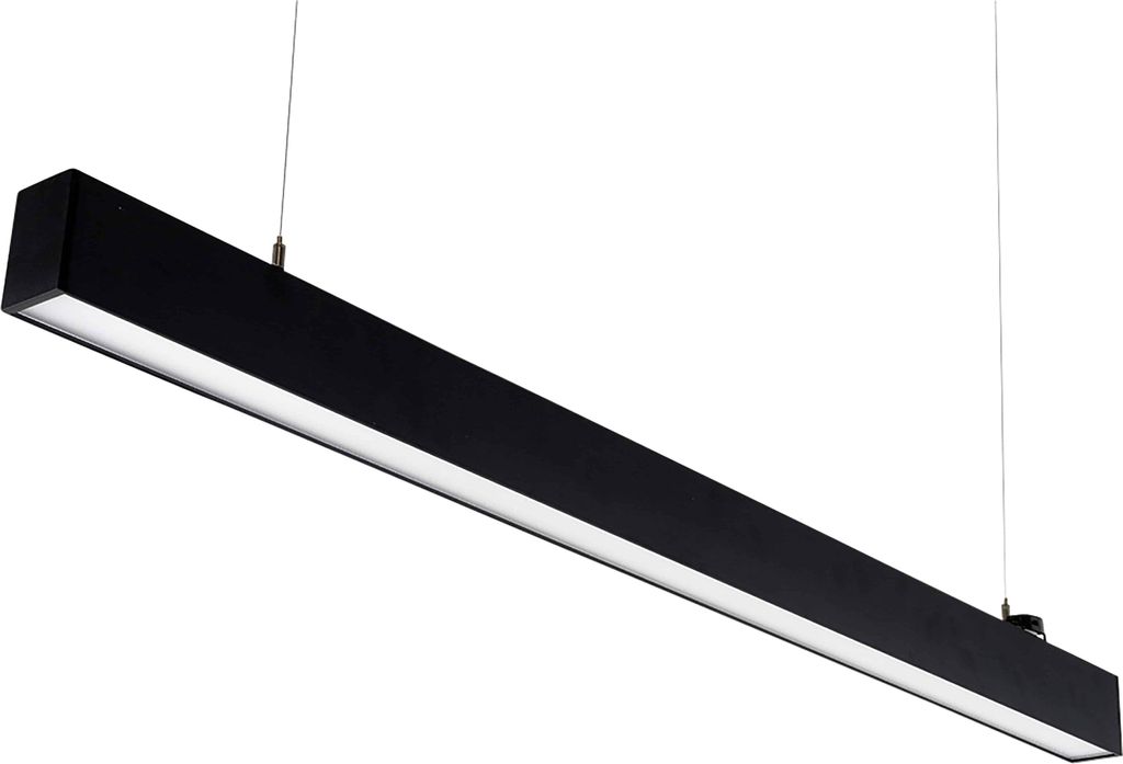 LUXULA LED-Büro-/Tresenleuchte, 30W, 3000/4000/6500K, EEK: E, 3600lm, IP20, schwarz