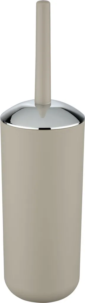 WENKO BRASIL Brosse WC Taupe en TPE Incassable pour Salle de Bain