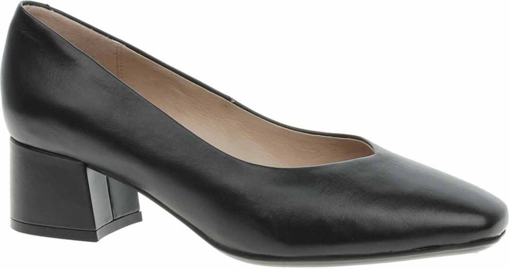 Caprice Damen Pumps 4 cm hoher Blockabsatz schwarz 41 Produktbild 1