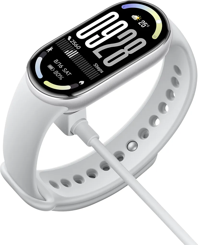 Smart Band 10 Xiaomi Glacier Silver avec autonomie de 16 jours et SpO2
