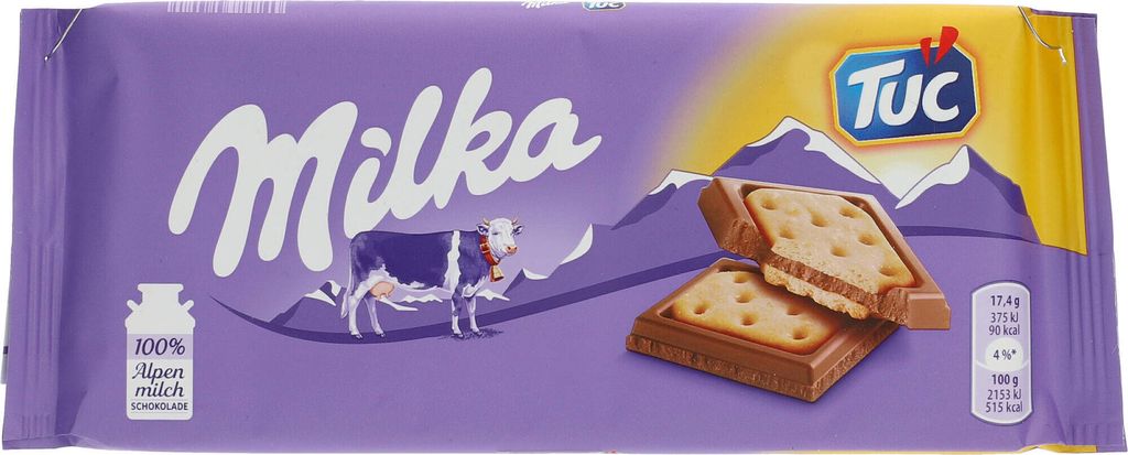 Milka ALPENMILCH & TUC Tafel 87g Produktbild 