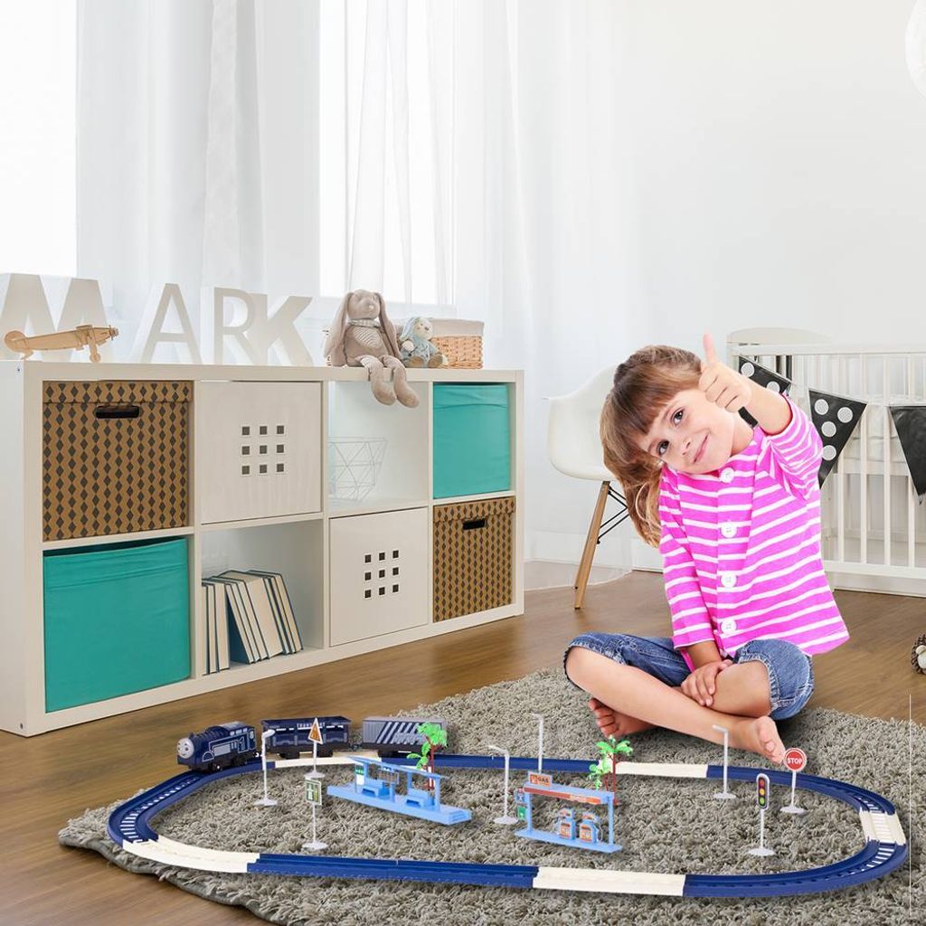 Vláčik Malplay s led svetlom + lokomotíva + vagóny a koľaje Obrázok produktu 14