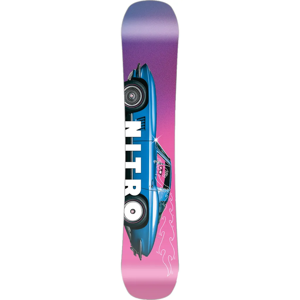 Snowboard Nitro Mini Thrills 143 pour progresser en park et freestyle junior