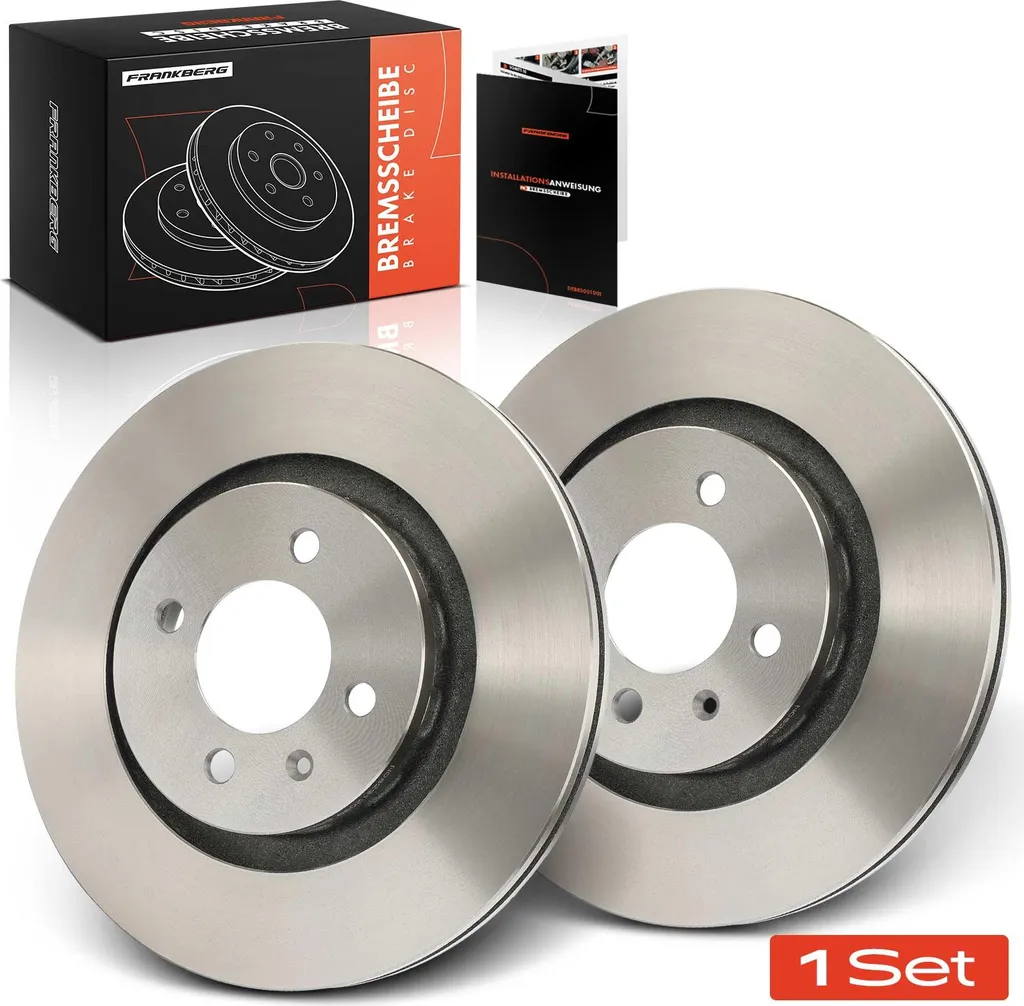 2 Disques de Frein Frankberg Essieu Avant pour VW Golf et Corrado