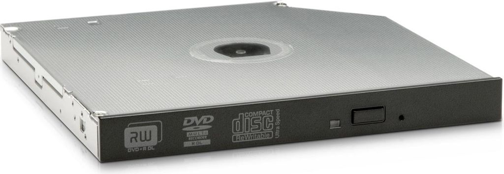 HP Tenká napaľovačka 9,5 mm SuperMulti DVD, Čierna, Kovová, Obrázok produktu 