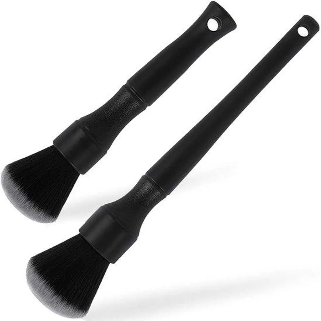 Lot de 2 brosses de nettoyage voiture 17 et 24 cm pour habitacle auto