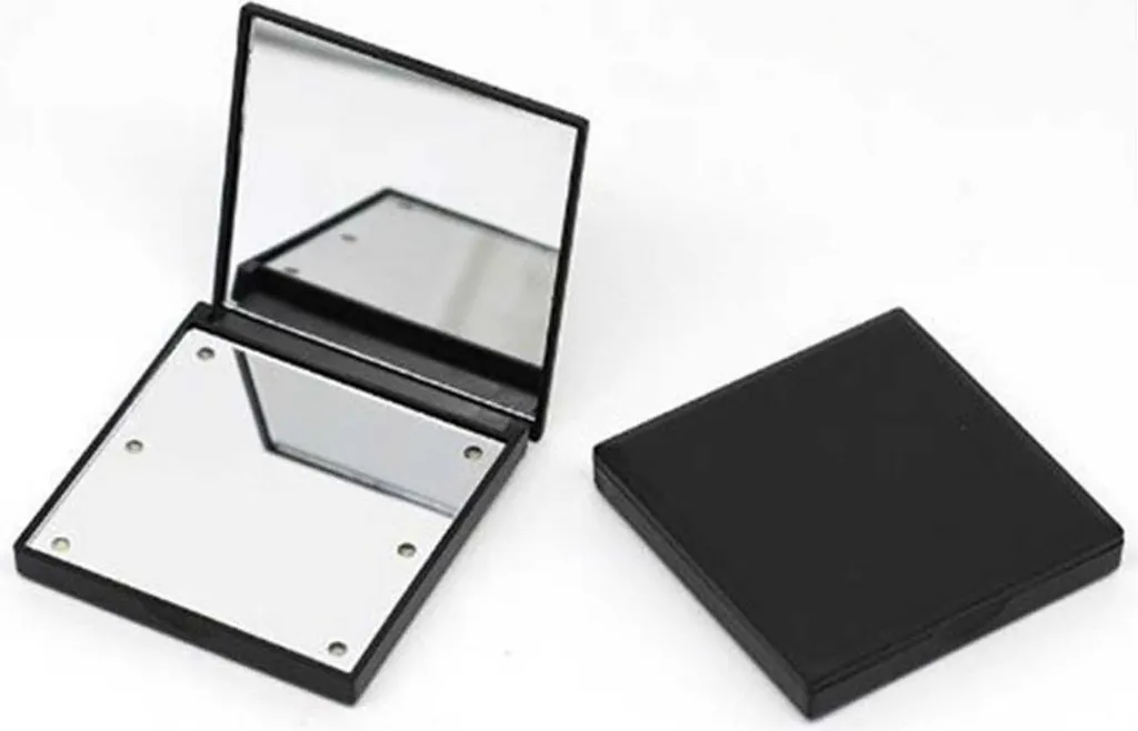 INF Specchio LED Portatile Nero - 6 Luci LED per Trucco da Viaggio - 1