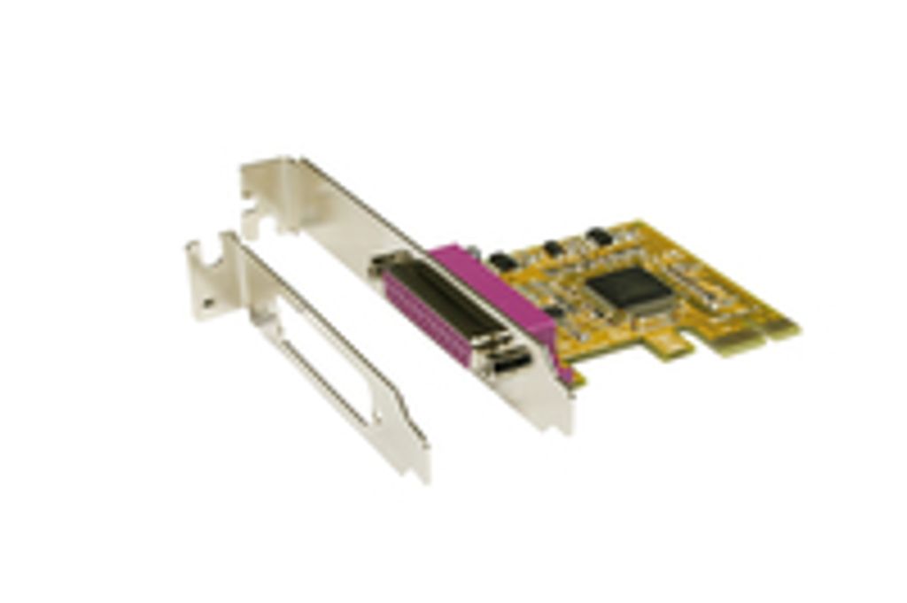 Exsys EX-44001 - PCIe - Parallel - ASIX MCS9805CV - 0,002 Gbit/s - 0 - 55 °C - -40 - 70 °C
