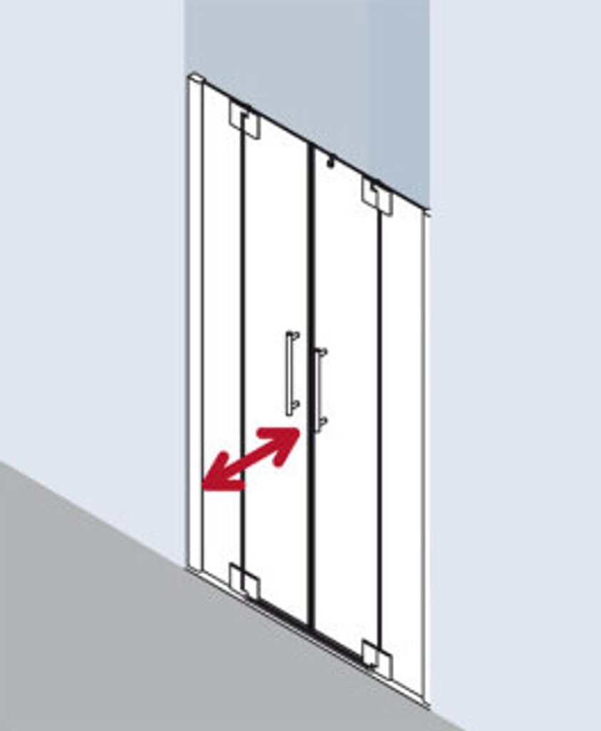 Kermi PXPTF110201YK Pendeltür Pasa XP PTF 1100x