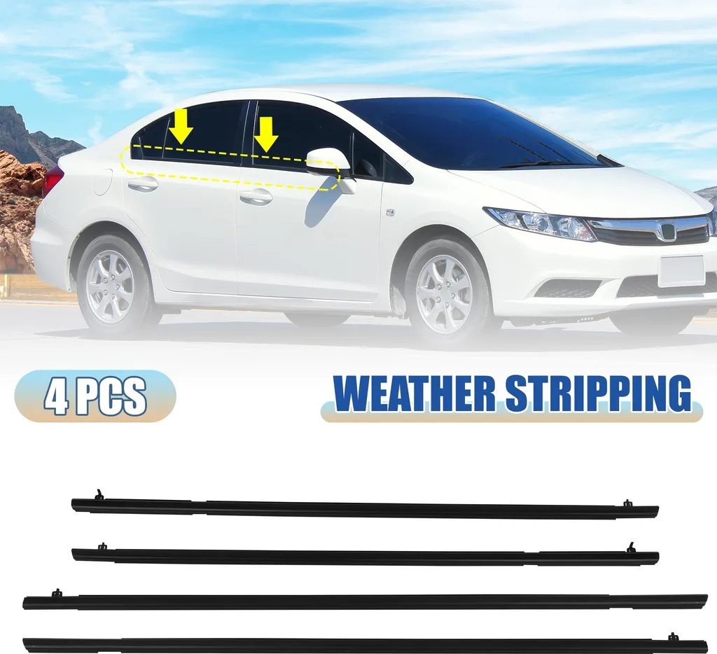Kit de joints de fenêtre pour voiture idéal pour remplacer les pièces usées