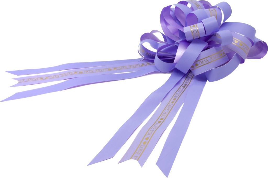 Oblique Unique Geschenkschleife mit Geschenkband Aufschrift Produktbild 