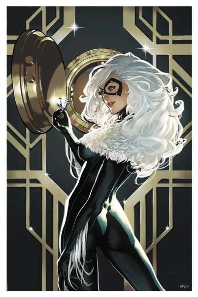 Affiche The Amazing Spider-Man Cosmic Black Cat 61x41 cm Reproduction