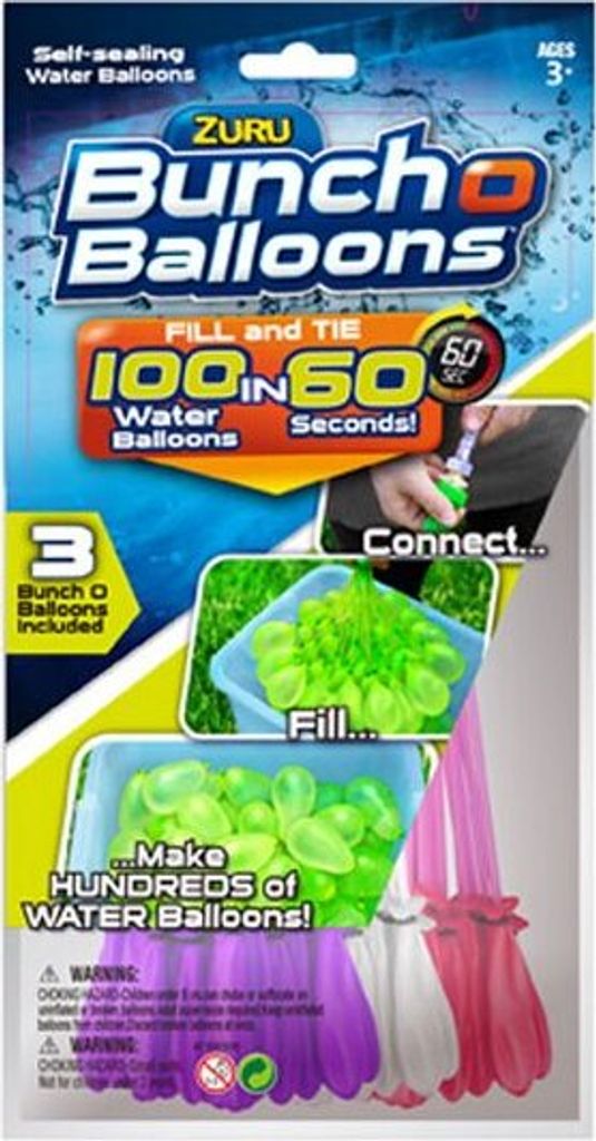 ZURU Waterballongevecht - 3 stuks - mix van varianten of Productafbeelding 