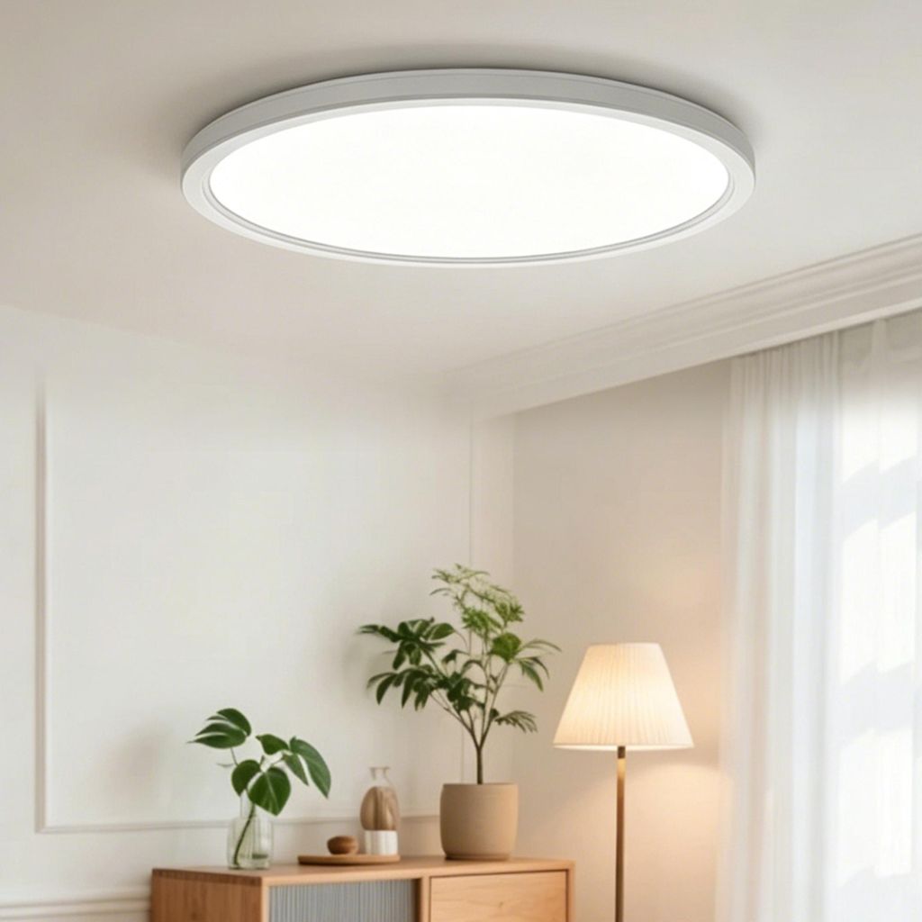 Deckenleuchte LED Deckenleuchte 30W Ø28 cm rund, flache Produktbild 