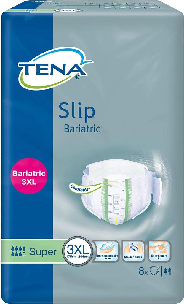 TENA Slip Bariatric Super ConfioAir 8 Stück Gr. 3XL Produktbild 