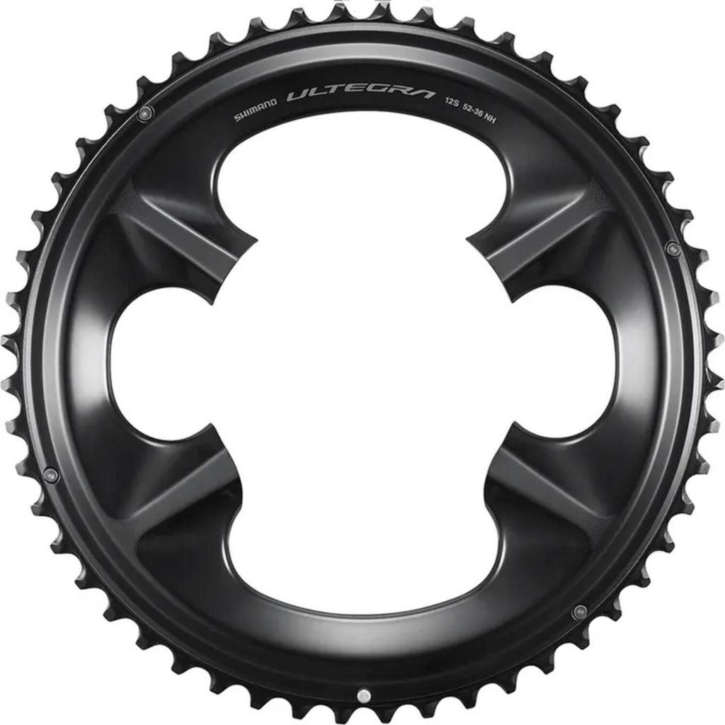 SHIMANO Kettenblatt ULTEGRA FC-R8100 52 Zähne - präziser Antrieb für Rennrad-...