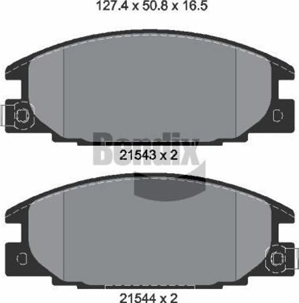 Plaquettes de frein BENDIX BPD1808 OE 894335787 pour Campo et Frontera A