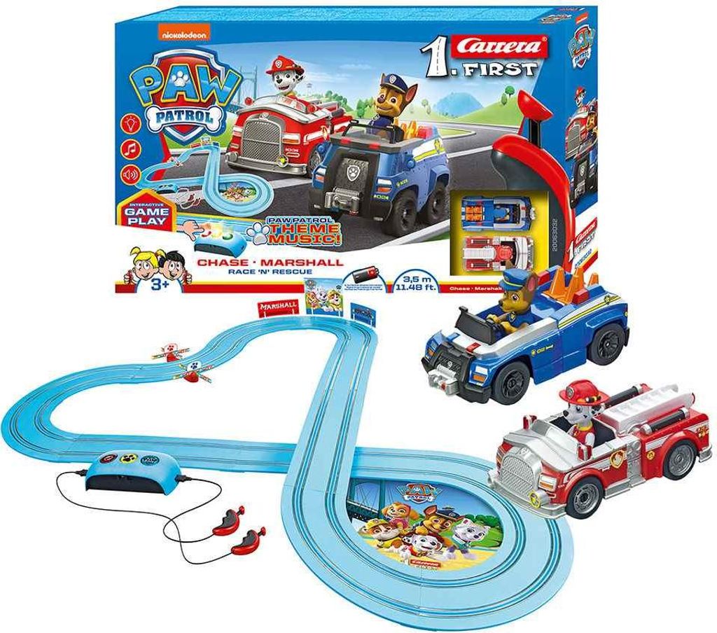 Carrera RC Paw Patrol Race N Rescue, Sada vozidla a trati, Obrázek produktu 