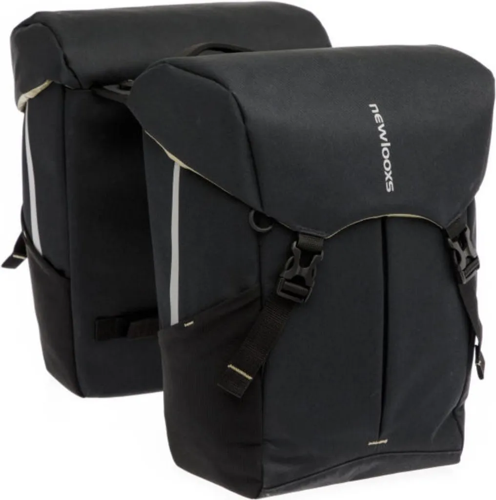 New Looxs Sports Double V sacoche vélo noire compatible système MIK
